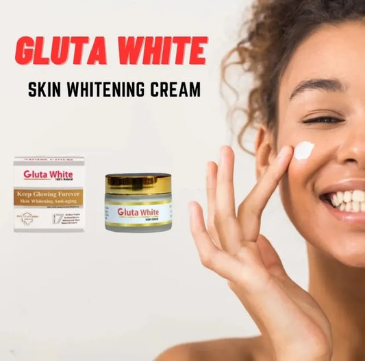 Glota White Night and Day cream. Whitening cream For All Skin Types, Anti aging. -50g